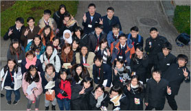 シンガポール学生と交流